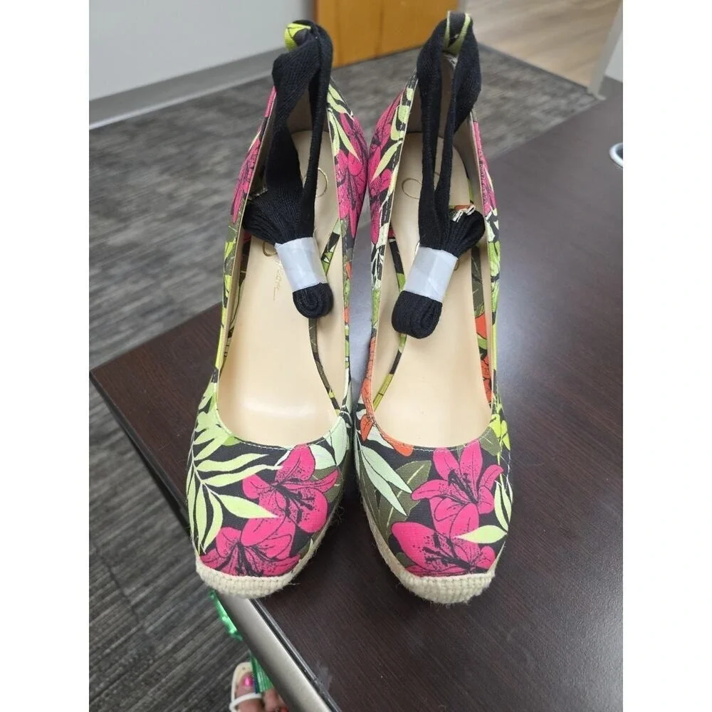 Jessica‎ Simpson Zexie wedge espadrille for women size 8.5 M